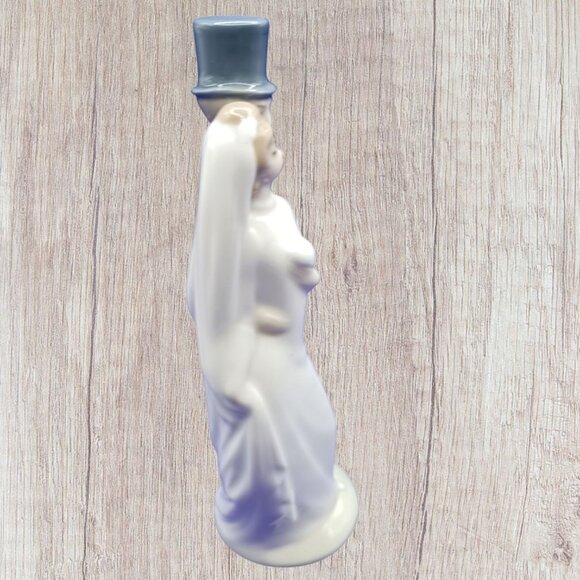 Lladro Vtg  Porcelain Bride & Groom Figurine Statue Cake Topper - Picture 4 of 8